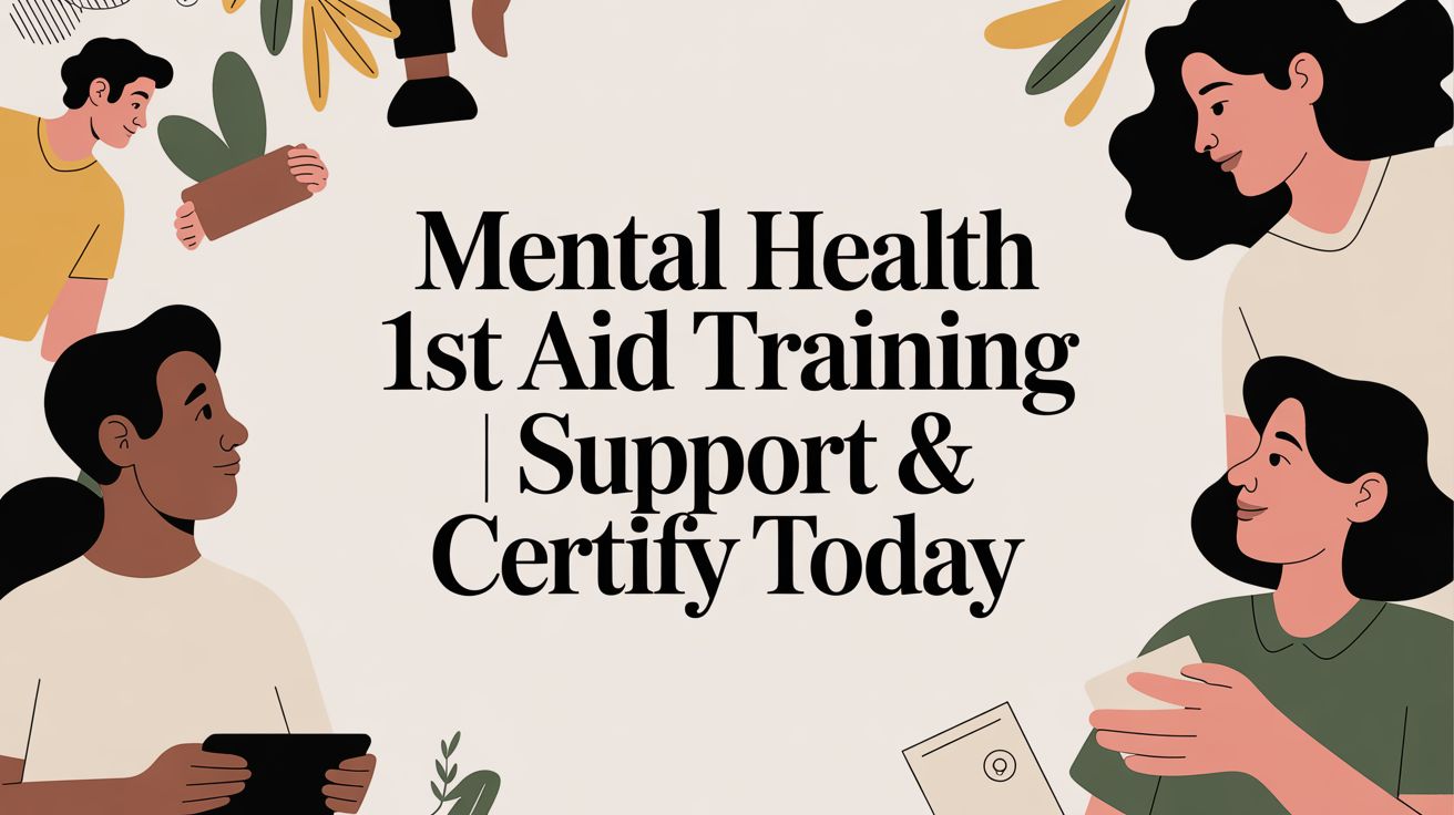 Mental Health First Aid Training & Certification