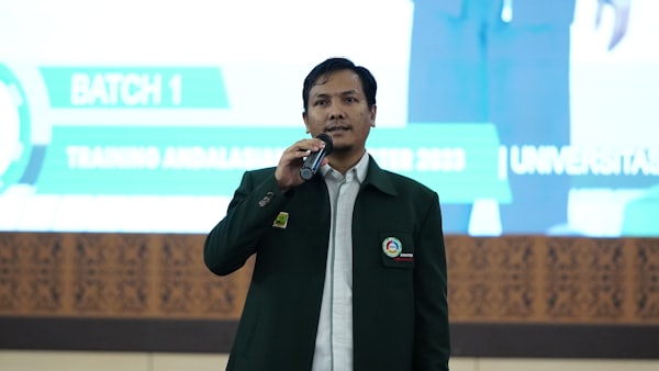 Confident leader demonstrating natural leadership qualities