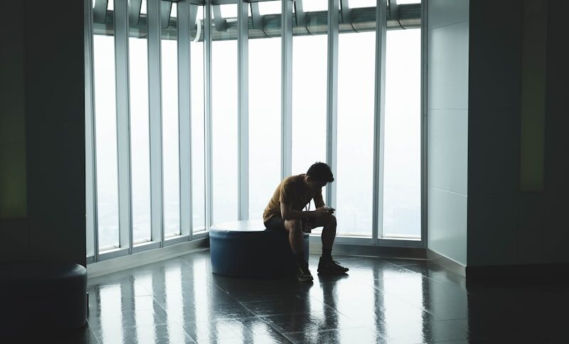 Employee struggling silently with mental health at work