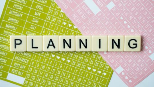 Manager planning employee training budget allocation